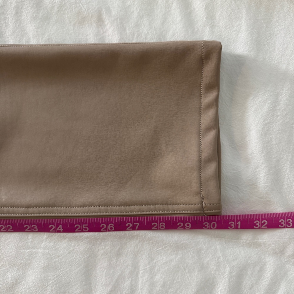 Abercrombie 90’s Straight Leather Pants 00R - Picture 7 of 7